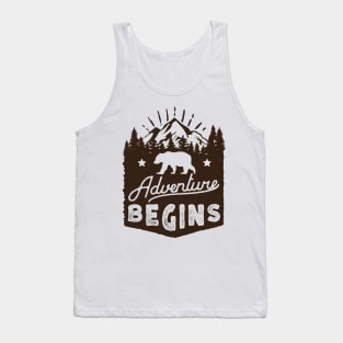 Adventure Begins Tank Top